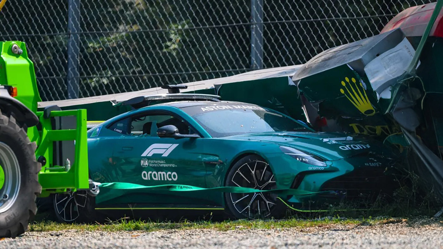 Bernd Mayländer crashte mit dem Safety Car vor dem Großen Preis von Monza